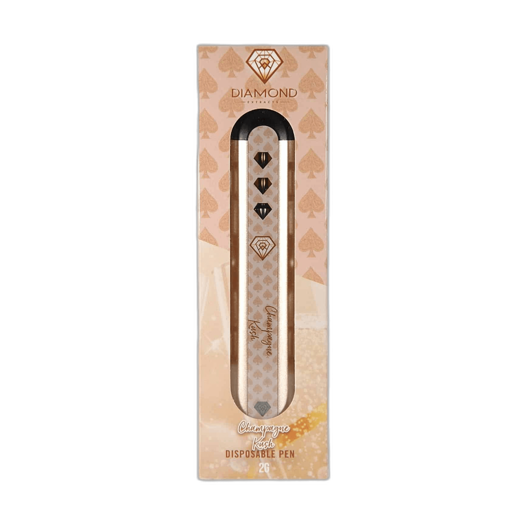 Diamond Concentrates Disposable Vape (2g) — Champagne