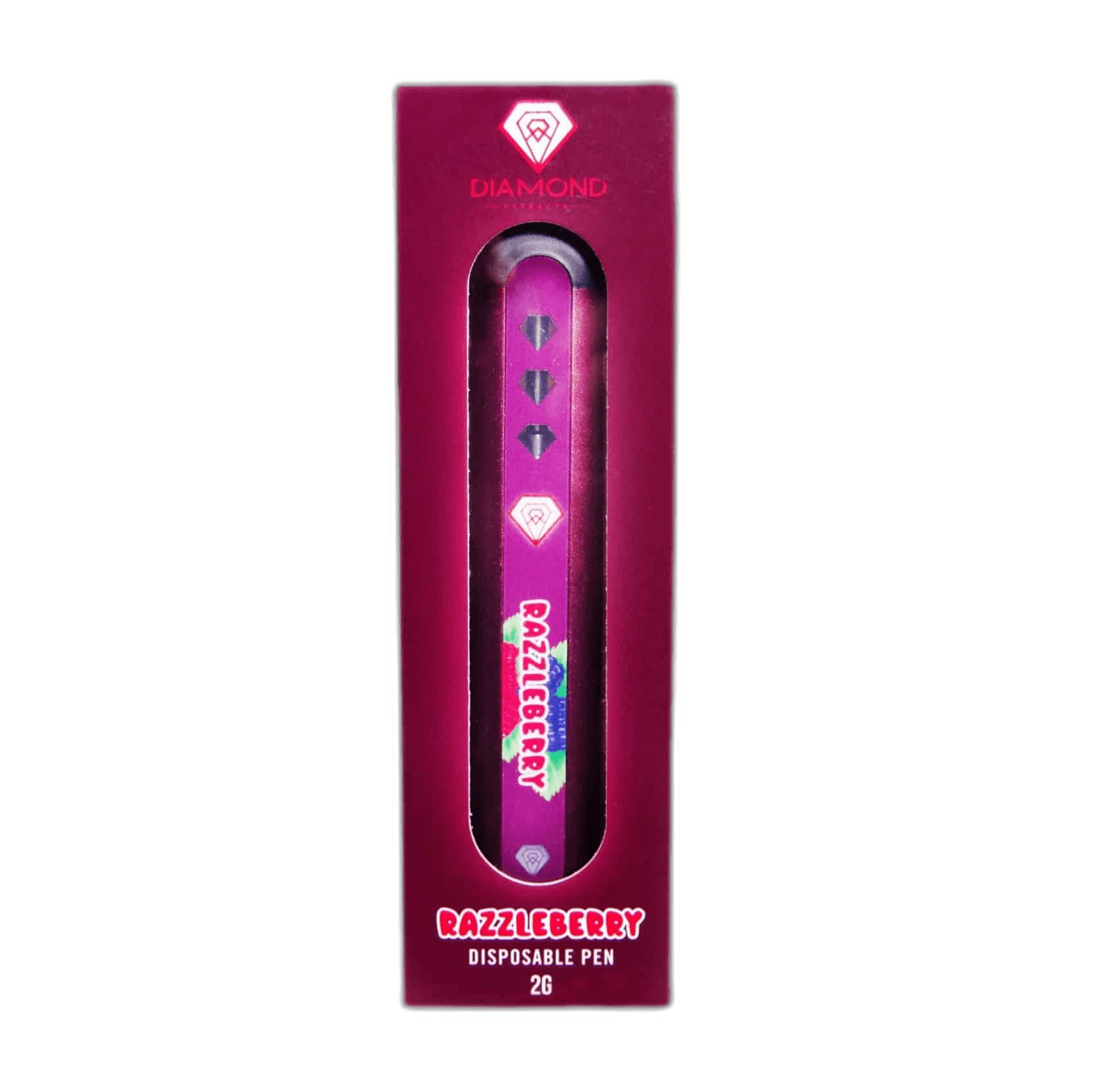 Diamond Concentrates Disposable Vape (2g) — Razzleberry