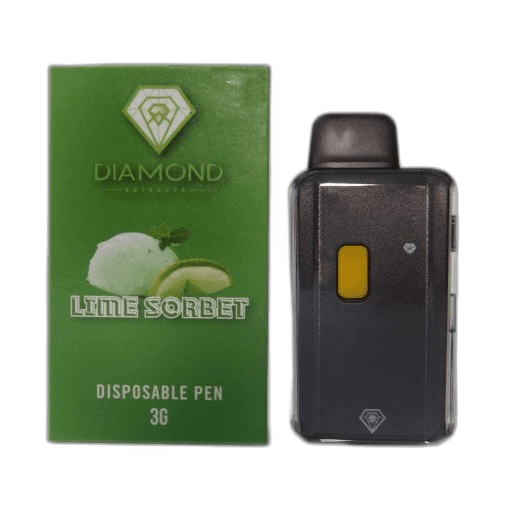 Diamond Concentrates Disposable Vape (3g) — Lime Sorbet