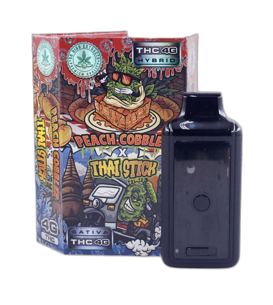 So High Extracts Dual Chamber Pen (4 Grams + 4 Grams) — Peach Cobbler + Thai Stick