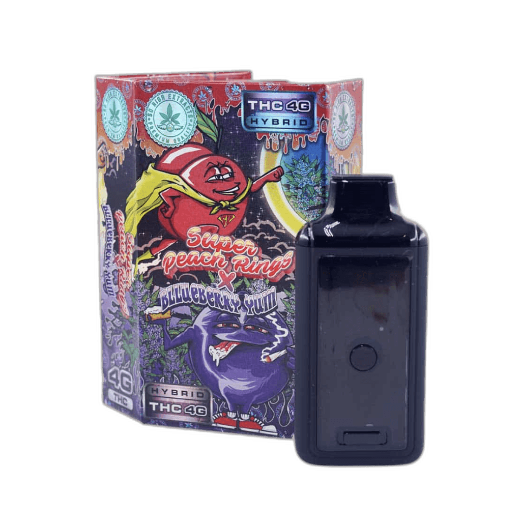 So High Extracts Dual Chamber Pen (4 Grams + 4 Grams) — Super Peach Rings + Blueberry Yum