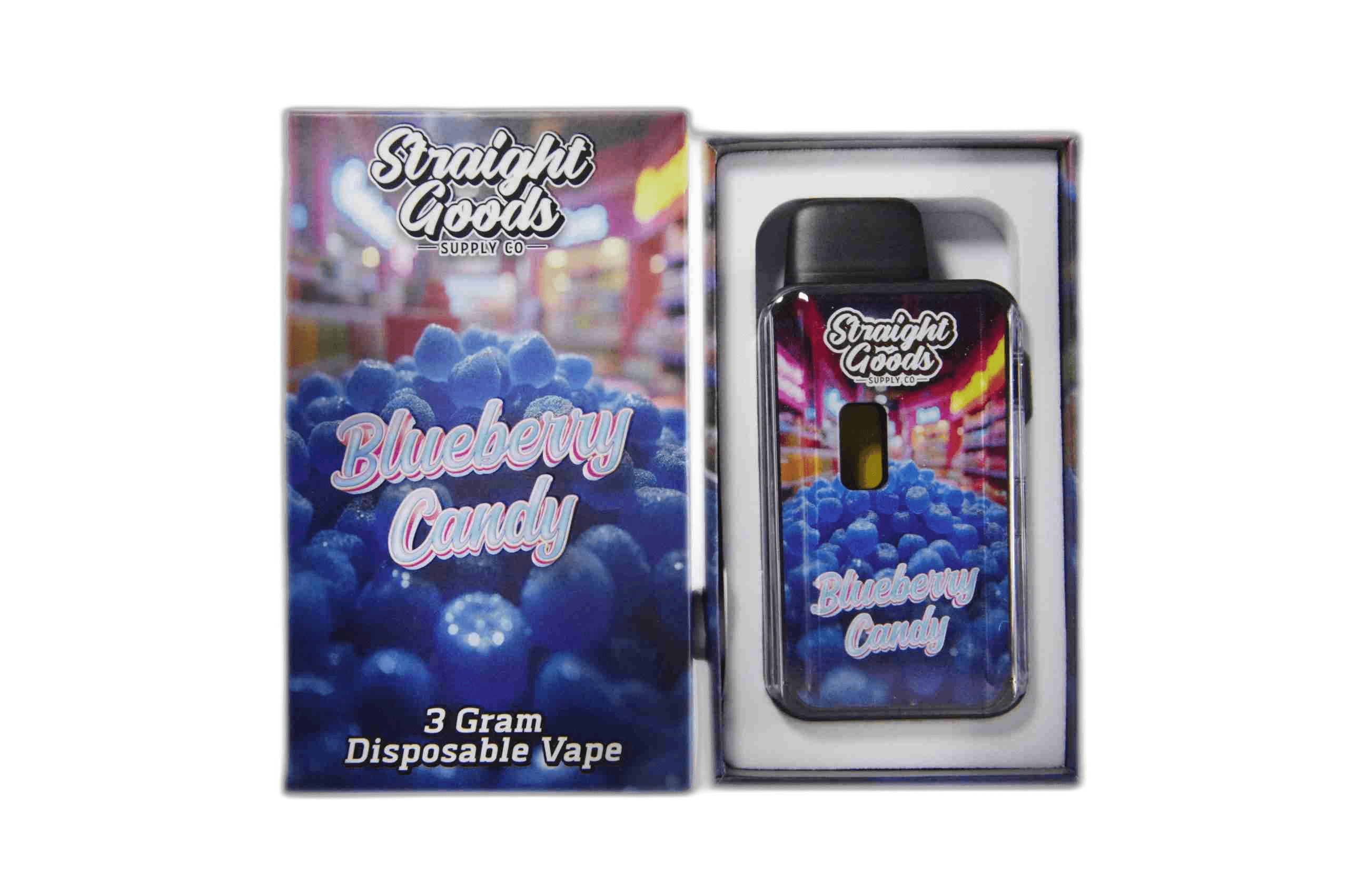 Straight Goods Supply Co Vape (3 Gram) — Blueberry Candy