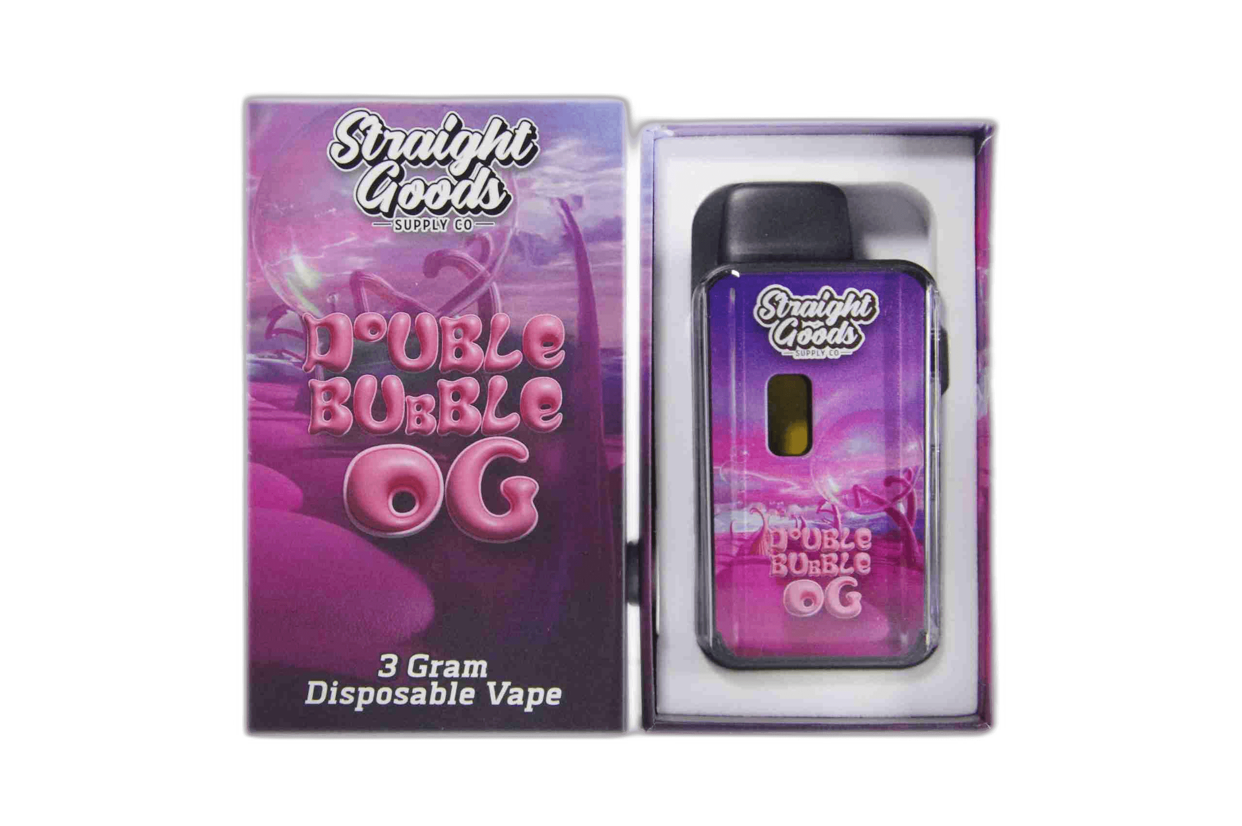 Straight Goods Supply Co Vape (3 Gram) — Double Bubble OG