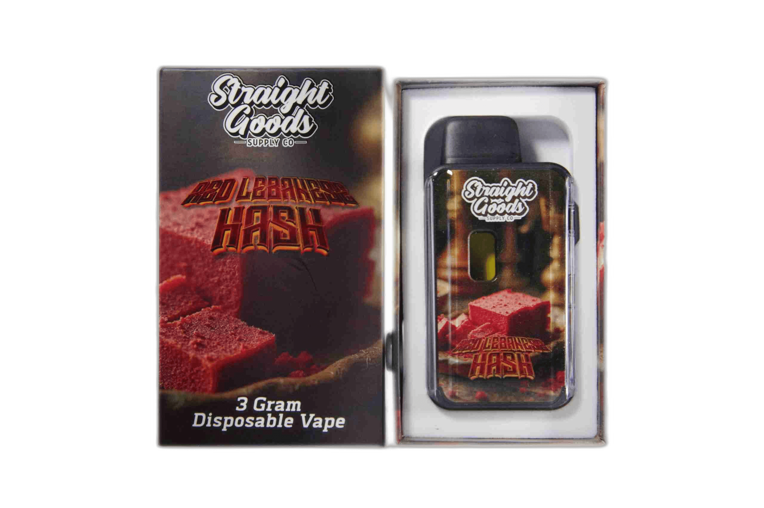 Straight Goods Supply Co Vape (3 Gram) — Red Lebanese Hashish