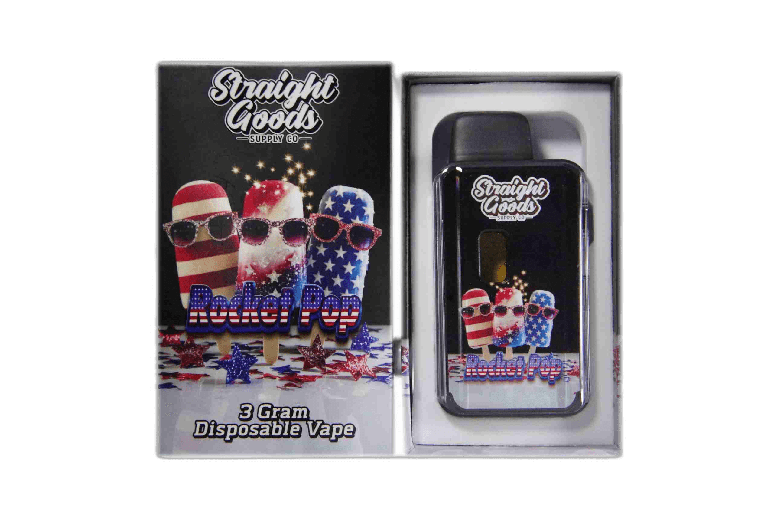 Straight Goods Supply Co Vape (3 Gram) — Rocket Pop
