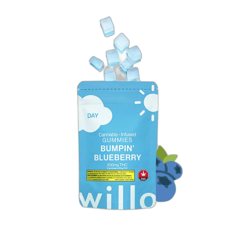 Willo THC Gummies (200mg) — Bumpin’ Blueberry (Day)