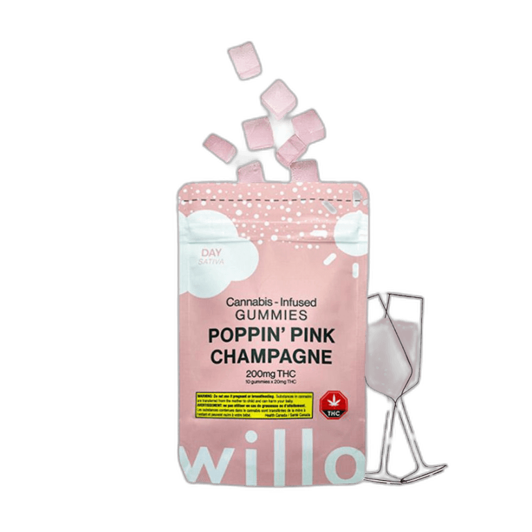 Willo THC Gummies (200mg) — Pink Champagne (Day)