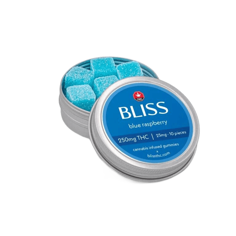 Bliss Edibles (250mg THC) — Blue Raspberry