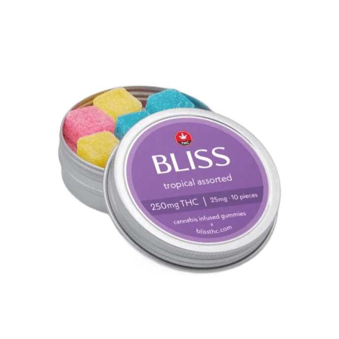 Bliss Edibles (250mg THC) — Tropical Assorted