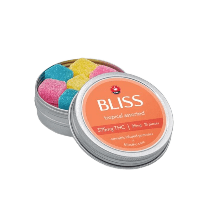 Bliss Edibles (375mg THC) — Tropical Assorted