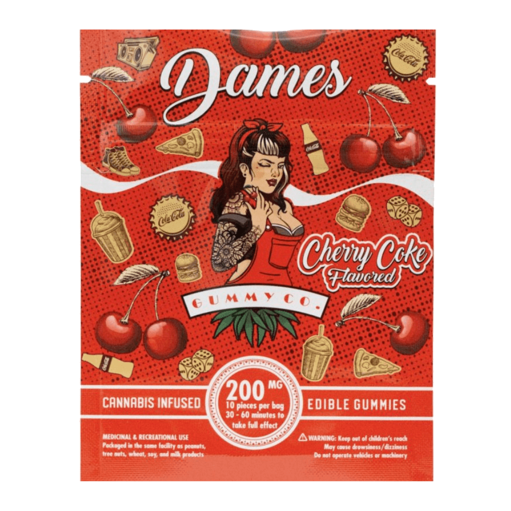 Dames Gummy Co. (200mg THC) — Cherry