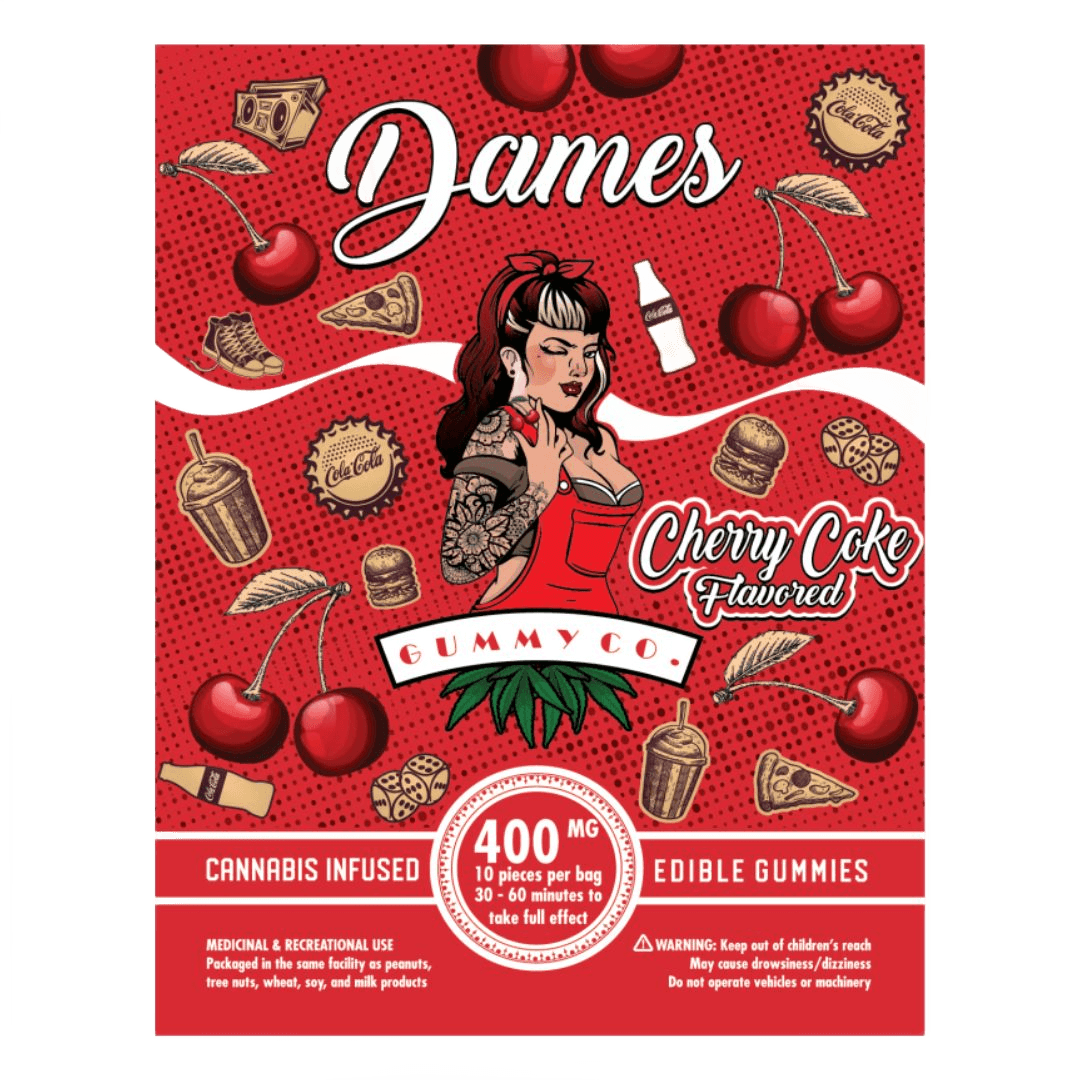 Dames Gummy Co. (400mg THC) — Cherry Cola