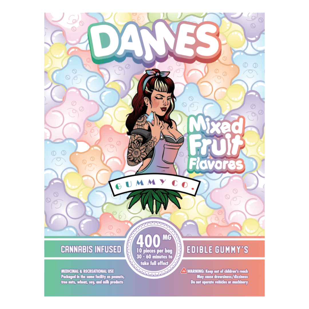 Dames Gummy Co. (400mg THC) — Mixed Fruit