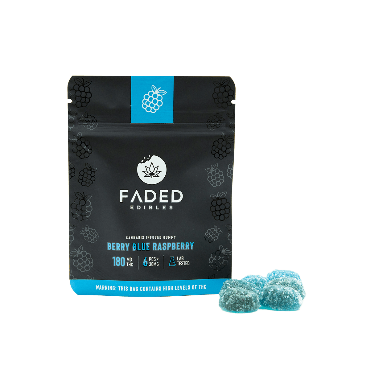 Faded Edibles — Berry Blue Raspberry
