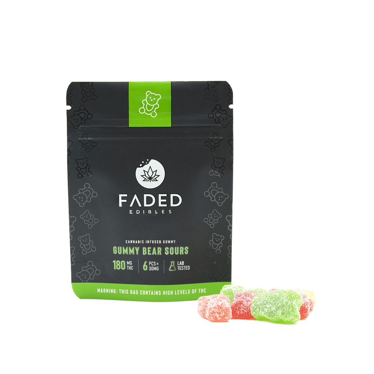 Faded Edibles — Gummy Bear Sours