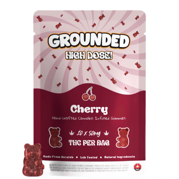 Grounded High Dose Bears (500mg) — Cherry