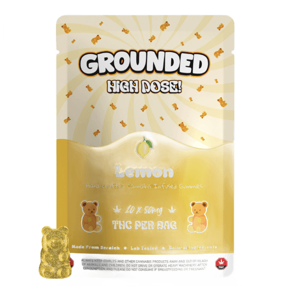 Grounded High Dose Bears (500mg) — Lemon