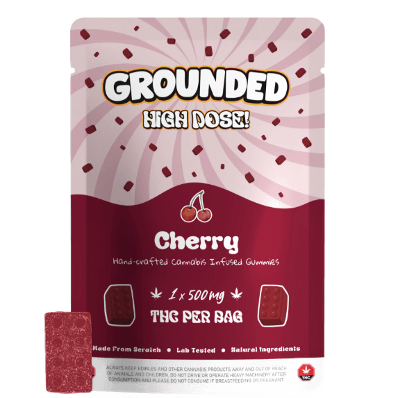 Grounded High Dose Bricks (500mg) — Cherry