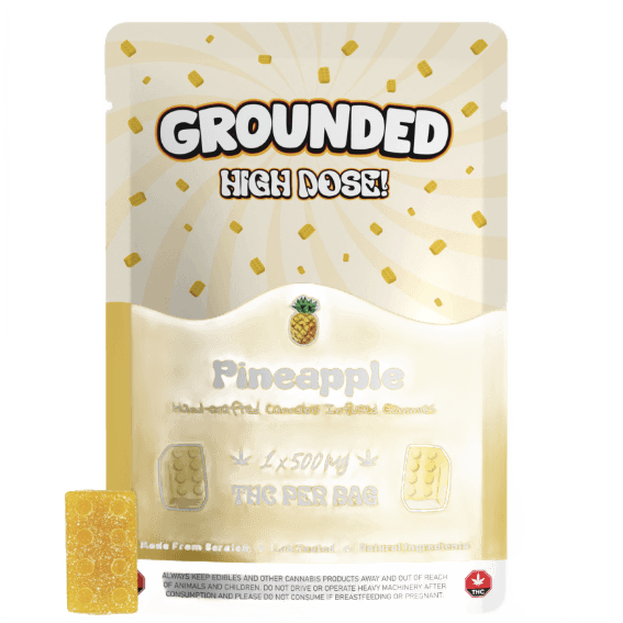 Grounded High Dose Bricks (500mg) — Pineapple