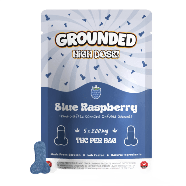 Grounded High Dose Cocks (1000mg) — Blueberry Raspberry