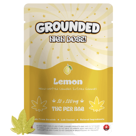 Grounded High Dose Leafs (1000mg) — Lemon