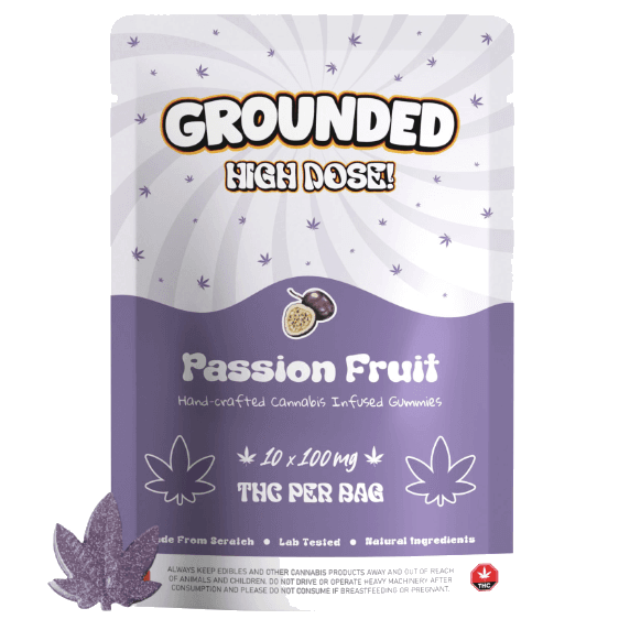 Grounded High Dose Leafs (1000mg) — Passion Fruit