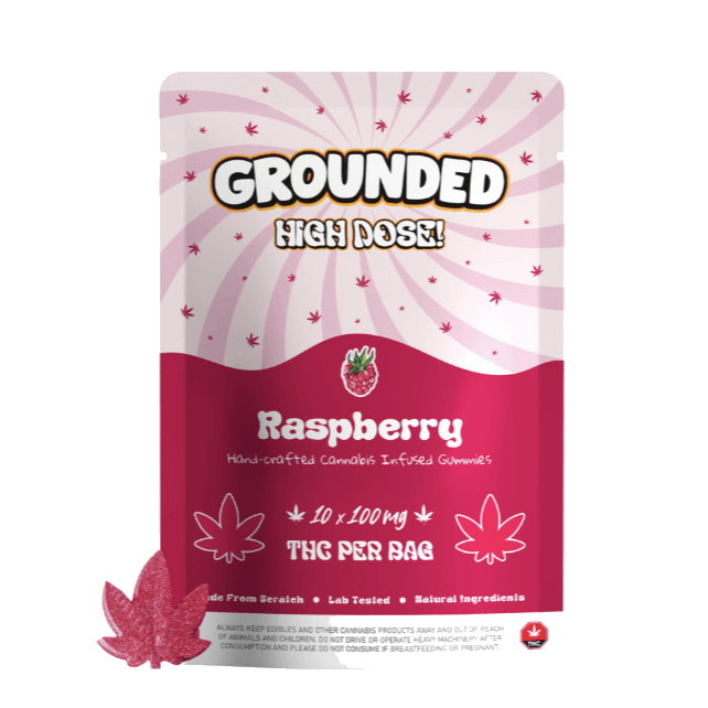 Grounded High Dose Leafs (1000mg) — Raspberry