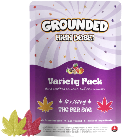 Grounded High Dose Leafs (1000mg) — Variety Pack