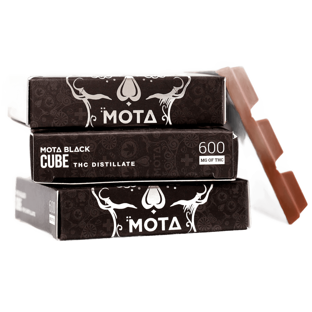 Mota Black 600mg Milk Chocolate Cube