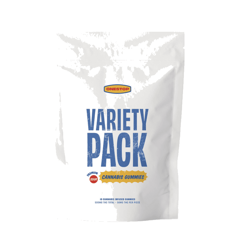OneStop THC Gummies (500mg) — Sour Variety Pack