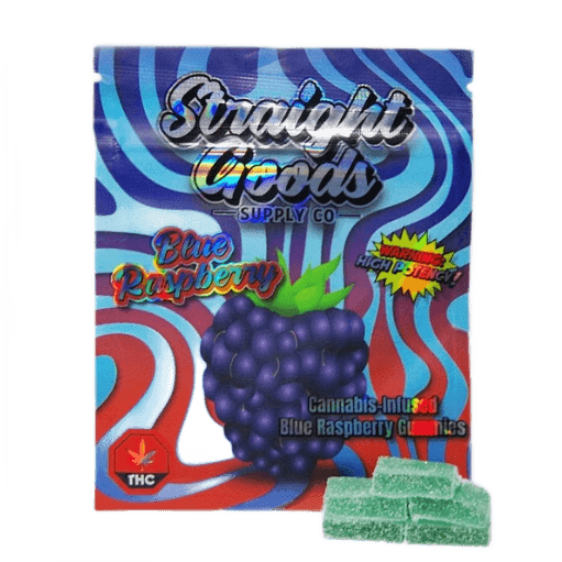 Straight Goods Supply Co Edibles (300mg THC) — Blue Raspberry