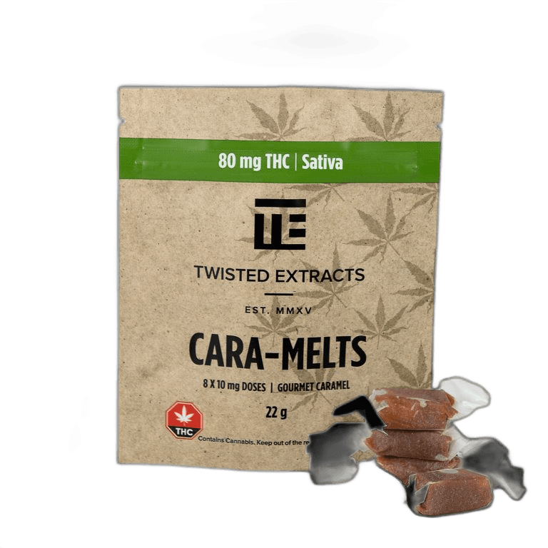 Twisted Extracts Cara-Melts (80mg THC) — Sativa